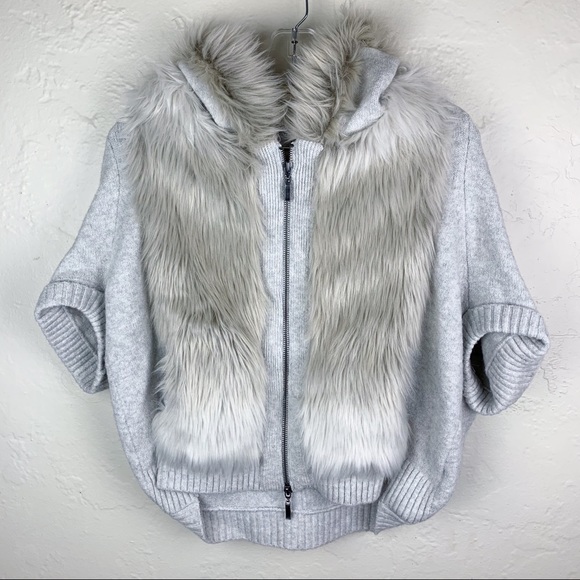 Sleeping On Snow Alpaca Wool Fur Hooded Sweater - Picture 2 of 10